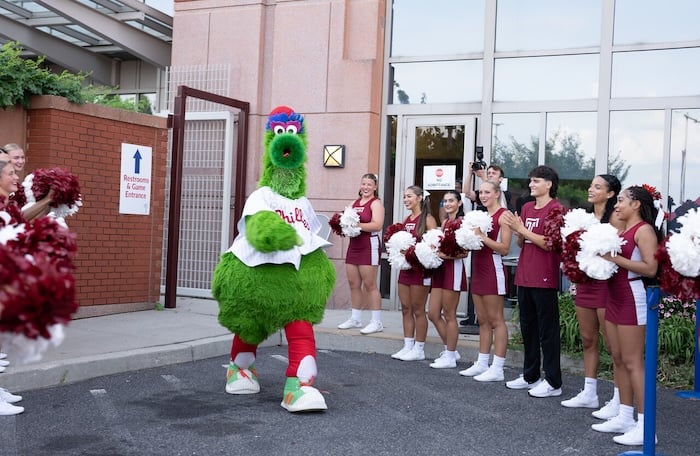 The Philly Phanatic.