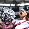 An image of a Temple University cheerleader